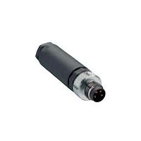 Lumberg Automation RSMCK 4 Straight M8 Pico Field attachable connector, male connector, 4-pole with threaded joint, assembling with screw terminals.
