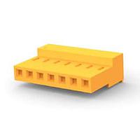 AMP Connectors - TE Connectivity 3-640431-7 Receptacle Housing CLOSED W/O TABS 7P Orange 18 AWG