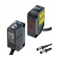 OMRON E3Z-LT81 Compact Laser Photoelectric Sensor with Built-in Amplifier (Through-beam, 60000 mm, M8 pigtail 4 pin)