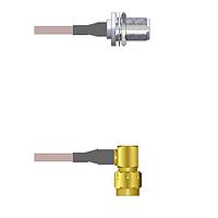 Amphenol Custom Cable Q-1Z0330001018i RF Cable Assemblies N-SJB/SMA-RP G178 18I