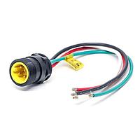 Molex 1300030061 AC Power Cords QC 4P MR 12IN 10/1 PVC 1/2IN