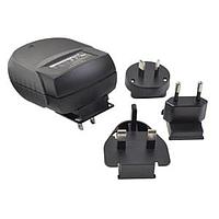 CUI Inc EMMA120250-P5P-IC Interchangeable Plugs ac-dc, 12 Vdc, 2.5 A, SW, multi-blade, A/E/N/B blades, P5 center pos, level V, MED