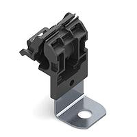 HellermannTyton 151-01940 Ratchet Clamp Ratchet P-Clamp, 0.24 - 0.54" Bundle Dia, 90 Long, 0.33" Hole Dia, PA66HIRHSUV/SS304, Black, 200/ctn