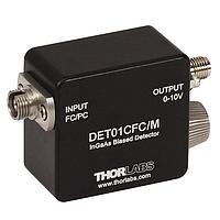 THORLABS DET01CFC/M High-Speed Fiber-Coupled Detectors (1.2 GHz, 800 - 1700 nm, M4 Tap)