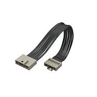 Samtec T1SS-04-28-GF-10.0-D1 Discrete Wire Cable Assemblies 1.00 mm Micro Mate Single Row Discrete Wire Cable Assembly, Terminal