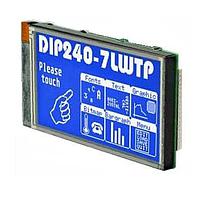 DISPLAY VISIONS EA DIP240B-7KLW LCD Graphic Displays Black/White Contrast White LED Backlight