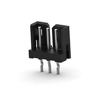 AMP Connectors - TE Connectivity 6-292161-3 Shrouded CT P/HDR ASSY V 3P W/KINK BLAC