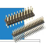 Harwin M50-055023W0445 Pin Strip 4P VERT PC TAIL PIN HEADER GOLD