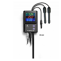 HINOTEK PH-260 Online pH/Temp/EC/TDS Monitor (0.00-14.00pH, 0.01pH)