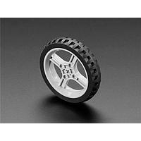 Adafruit 4205 Black Multi-Hub Wheel - 65 mm Diameter Black Multi-Hub Wheel for TT / Lego or N20 Motor - 65mm Diameter