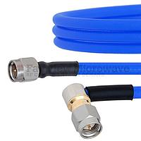 Fairview FMCA1036 SMA Male to RA SMA Male Cable FM086FLEX Coax and RoHS Compliant