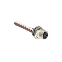 Amphenol LTW M12T-04PFFS-SF8CA0 Sensor Cables / Actuator Cables M12 Circular Metric Connector, T Code, Metal, 12A, 04 pins, Female Connector, Female Contact, Hexagonal, Screw Thread, Solder, Receptacle With Cable/Wire, Length 1000mm, IP68 / IP69K