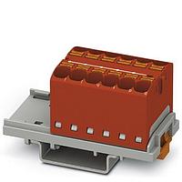 PHOENIX CONTACT 3273552 Push-In Distribution Block PTFIX 12X4-NS35 RD
