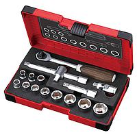 Vessel HRW3002M-W Wood-Compo Socket Wrench (16 pcs)
