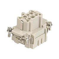 HARTING 09360062702 Headers & Wire Housings Han 6E Ex female crimp insert  (IECEx Intrinsically Safe - IEC EN 60079)