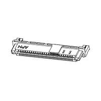 Amphenol FCI PSAS4F3130121TR Connectors SAS/PCIe 40 (U2 & U3) Connectors 68 Pin Vertical Surface Mount Receptacle