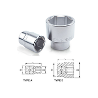 TOPTUL BAEA3267 6PT Sockets (1" Dr. x 67mm, L=90mm)