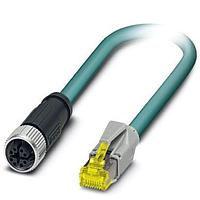 PHOENIX CONTACT 1080737 Cat 6a NBC-M12FSX/10 ,0-94F/R4AC