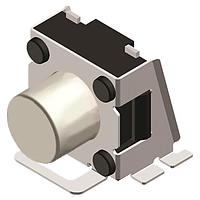 Diptronics TA3-3W2-V-T/R Tactile Switches Right Angle (SMT ) 6.3*6.18