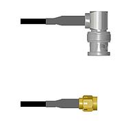 Amphenol Custom Cable Q-0D03B0003120i RF Cable Assemblies BNC-RP/SMA-SP G174 120I