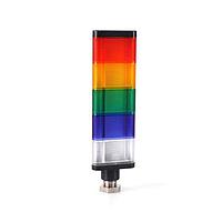 Mallory Sonalert JTC028-RYGBC-CD Universal Stacklight With Sound STACK LIGHT 20-28AC/DC RED/YELLOW/GREEN/BLUE/WHITE
