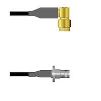 Amphenol Custom Cable Q-360080008010i RF Cable Assemblies SMA-RP/BNC-SJB RG58 10I