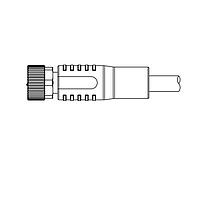Same Sky (formerly CUI Devices) CDM816-04A-01FST-3M-67 Straight Female Plug Blunt Cut Cable 4 Pins 60 V 3 A Screw Copper Alloyx 1.0 3 M 24 AWG