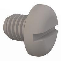 Essentra Components 50M050080N006 Pan Slotted Pan Slotted Screw, M5 X .8 Thread, 6mm Lg