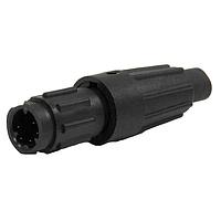Switchcraft W18982-5PG-P-521 Standard Circular Connector Micro-Con-X Cable-to-Cable, 5-pin 26, Male, Solder Cup, Bulk