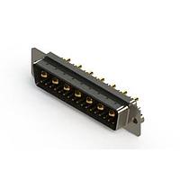 EDAC 627-24W7624-1TA Mixed Contact D-Sub Connectors Vertical Combo Dsub