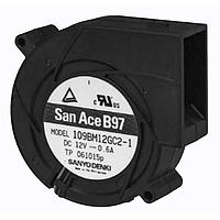 Sanyo Denki 9BMB24P2H01 Blowers DC Blower, 97x33mm, 24VDC, High Performance, Tachometer, PWM
