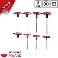 YATO YT-05583 T-Handle Hex Key Set (2.5-10mm)