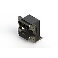 EDAC 663-015-264-05C Dual Port D-Sub Connectors Right-angle Dual Port D-Sub Connector