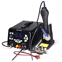 YIHUA YH-853D II Hot Air Rework Soldering Iron Station and DC Power Supply (30V 5A)