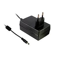 MEAN WELL GSM36E18-P1J Fixed Plugs 36W 18V 2A Medical Euro plug