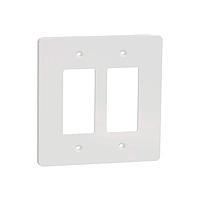 Square D SQWS141002WH Cover Frame 2 GANG MID+ WALL PLATE WH
