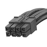 Molex 45136-0810 Discrete Wire Mega-Fit CABLE ASSY 8CKT DR 1MM BLK