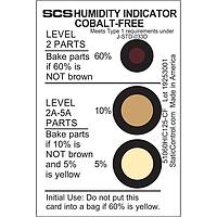 SCS 51060HIC125-CF Labels HUMIDITY INDICATOR CARD, COBALT-FREE, 5-10-60%,  125/CAN