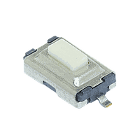Same Sky (formerly CUI Devices) TS09-63-25-R-160-SMT-TR Tactile Switches Tactile Switch, SPST, 6.1 x 3.75mm, 2.5mm height, 160 gf, Red, Surface Mount, TR
