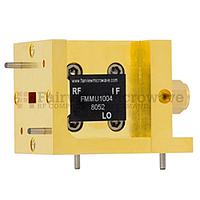 Fairview FMMU1004 WR-22 Waveguide Up Converter Mixer From 33 GHz to 50 GHz, With an IF Range From DC to 18 GHz And LO Power of +13 dBm, UG-383/U Flange