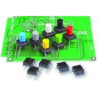 APEM 1LS036-15.0 Switch Bezels / Switch Caps But. Grey/Lens Frosted White