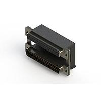 EDAC 664-037-664-008 Dual Port D-Sub Connectors Right-angle Dual Port D-Sub Connector