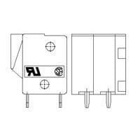 AMP Connectors - TE Connectivity 1-1776259-2 Fixed Terminal Blocks BD MT SCREWLESS 5.0mm Top Wir