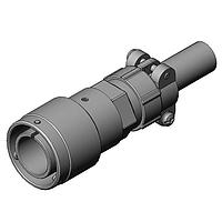 JAE Electronics JK06EF10PX1-F0 Circular MIL Spec Connector 10 Position, Pin, Cable Clamp Plug