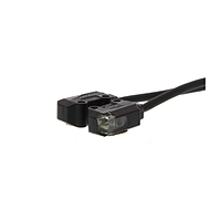 OMRON E3T-ST33F 2M Ultracompact, Ultrathin Photoelectric Sensor with Built-in Amplifier (2000 mm, through-beam, PNP, Light-ON)