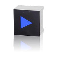 VCC CTHS15CIC06ARROW Touch Sensor CTH SQR 15mm LED 3.2V Lead Blue Arrow