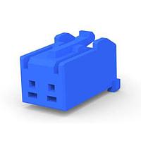 AMP Connectors - TE Connectivity 2-1971793-2 Plug Housing GI CONN 2.5 PLUG HSG 2P BLUE