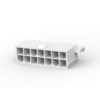 AMP Connectors - TE Connectivity 1-1586039-4 Shrouded VERT HDR W/PEGS 14P