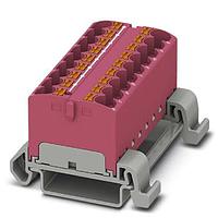 PHOENIX CONTACT 3273719 Push-In Distribution Block PTFIX 18X4-NS35A PK
