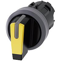 SIEMENS A6X30138758 Short Handle SELECTOR SWITCH. I-O<II. YELLOW